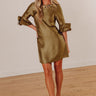 Polished Perfection Satin Mini Dress Image - 1