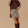 Uptown Ease Cable Knit Sweater Top in Chocolate Image - 1