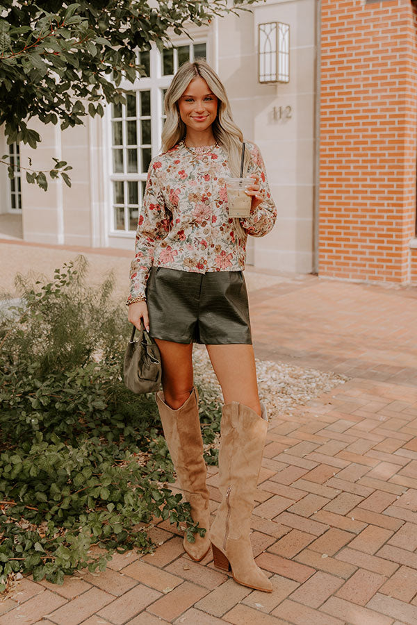 Sweet Meadow Floral Knit Cardigan Image 5