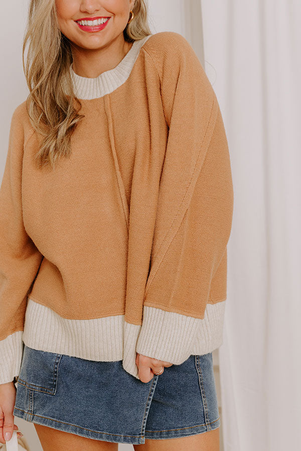 Pumpkin Spice Cuddles Knit Sweater Image 2