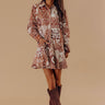 The Boho Edit Floral Mini Dress Image - 1