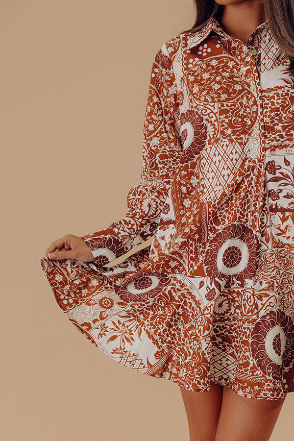 The Boho Edit Floral Mini Dress Image - 2