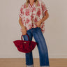 Sugar And Chic Floral Shift Top Image - 1