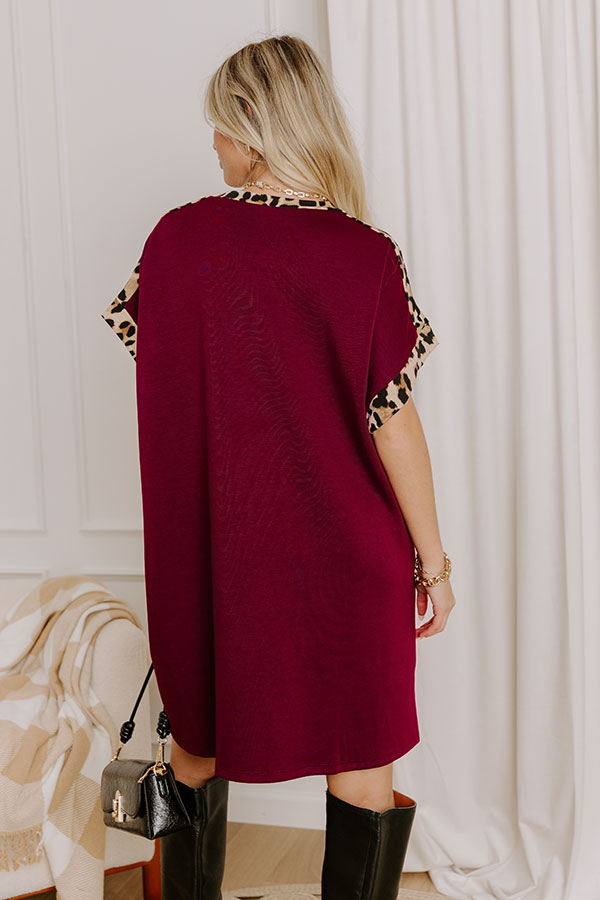 jungle mini dress Jungle print V-neck mini dress IA VISION BOUTIQUE