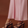 The Liliana Faux Leather Heel in Chestnut Image - 1