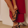 The Liliana Faux Leather Heel in Black Image - 1