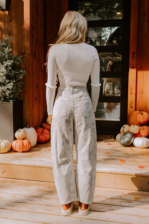 The Bobbie High Waist Corduroy Barrel Leg Jean Image 5