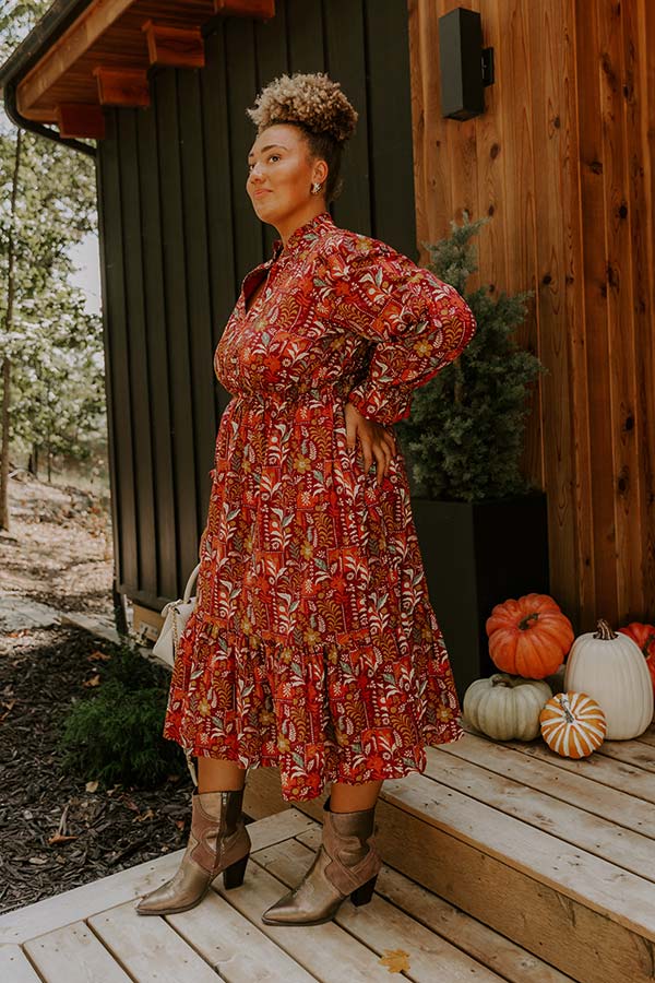 keepsake long sleeve dress Keepsake the Label - Sorelle-Vera Long Sleeve Midi Dress - Floral Stripe
