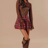 The Cher High Waist Plaid Skort Image - 1