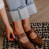Avril Faux Leather Embellished Flats Image - 1