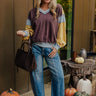 Casual Stroll Color Block Sweatshirt Image - 1
