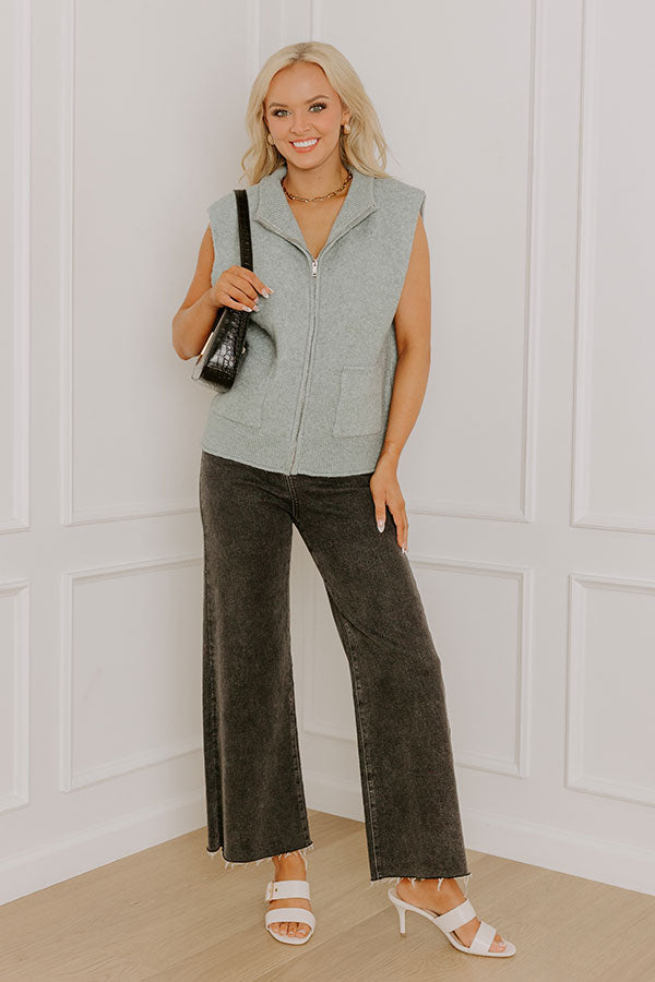 Cabin Cozy Knit Vest Image 1