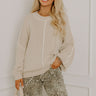 The Cozy Edit Knit Sweater in Oatmeal Image 1
