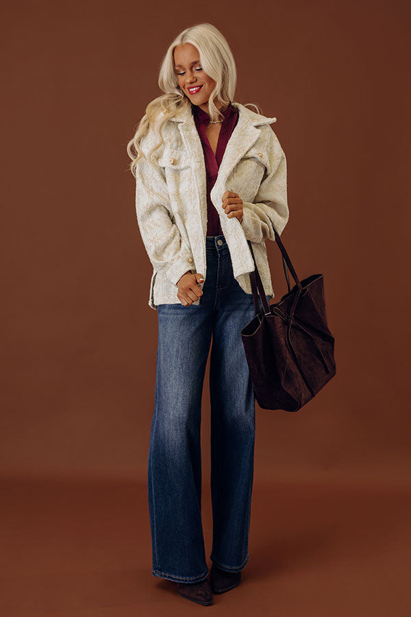 Meant For Martinis Satin Top in Windsor Wine Image - 2