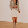 Crisp Air Plaid Knit Cardigan Image - 1