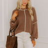 The Cozy Edit Knit Sweater in Mocha Image 1