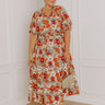 Harvest Charm Floral Midi Dress Curves Image 1