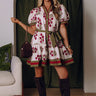 Polished Uptown Floral Mini Dress Image - 1