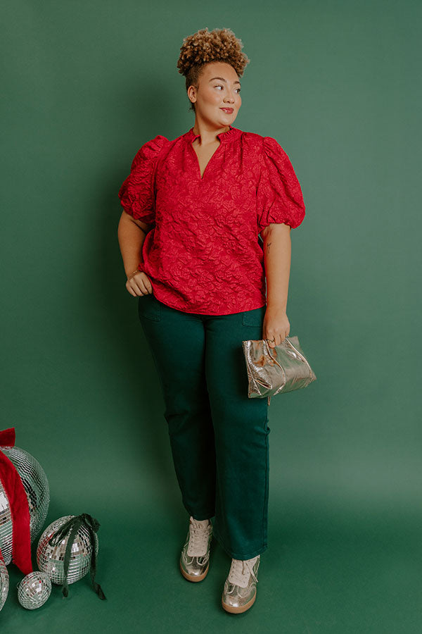 RISE Jolie High Waist Ankle Flare Curves