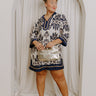 Twilight Grove Floral Mini Dress Curves Image 1