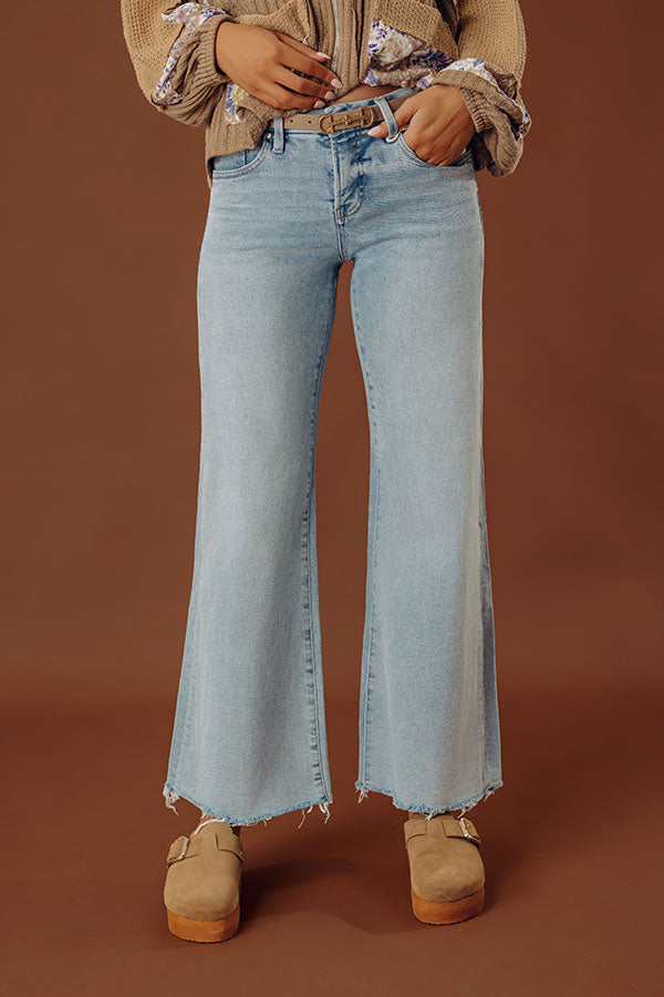 RISEN Calliope Low-Rise Wide Leg Jeans Image - 2
