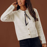 Uptown Charm Knit Cardigan in Ivory Image - 1