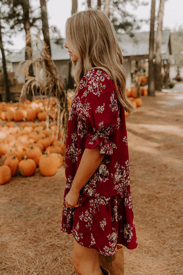 Dashing Darling Floral Mini Dress Image 5