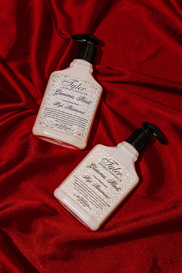 Tyler Candle Company Glamours Hands Gift Set in High Maintenance Image - 3