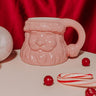 Slant Collections Ceramic Santa Mug in Pink Image - 1