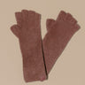 Barefoot Dreams CozyChic Lite Fingerless Gloves in Teaberry Image - 1