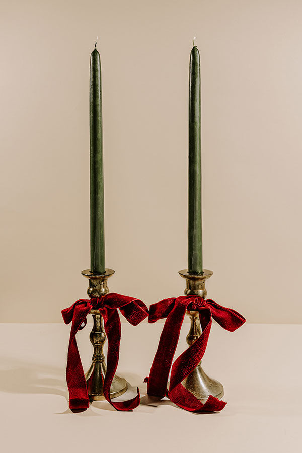 Thymes Frasier Fir Taper Candle Set