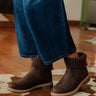 Quiver Faux Leather Bootie in Chestnut Image - 1