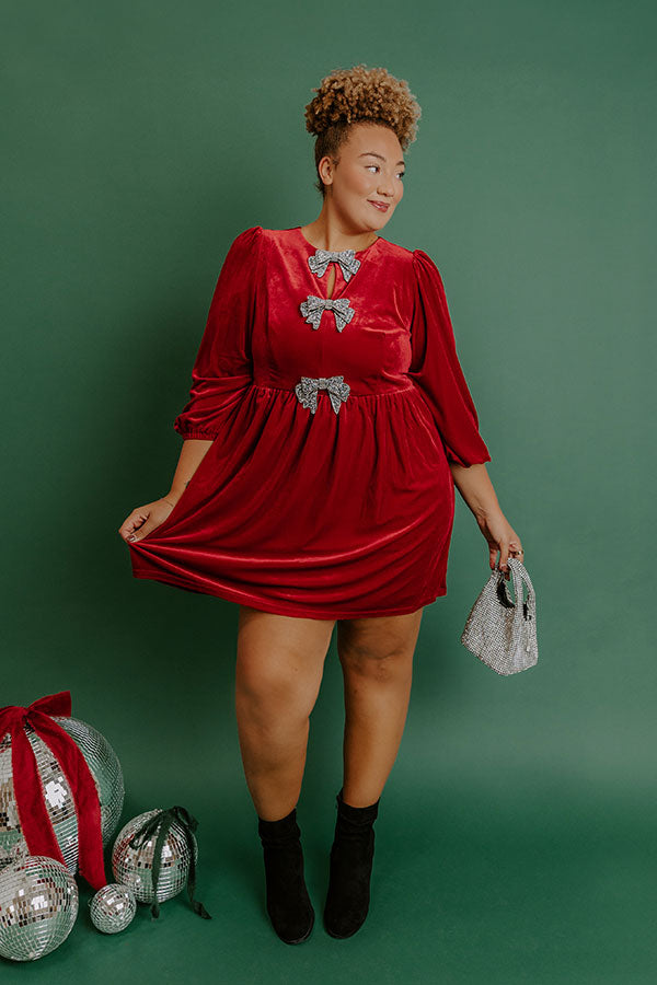 crimson short dress Ruched Blowing Bubbles Mini Dress - Crimson Red, Medium | Hazel and Olive