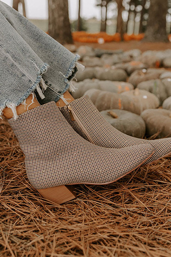 Such A Cutie Houndstooth Bootie Image 3