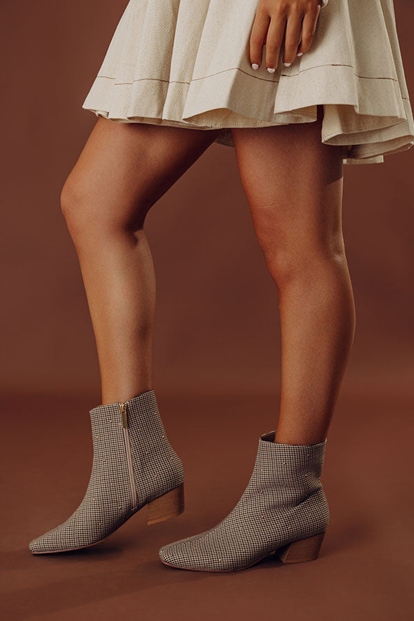 Such A Cutie Houndstooth Bootie Image - 2