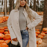 Madison Avenue Muse Boucle Button Down Coat in Light Oatmeal Image 1