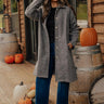Madison Avenue Muse Boucle Button Down Coat in Grey Image - 1