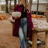 Madison Avenue Muse Boucle Button Down Coat in Windsor Wine Image 1