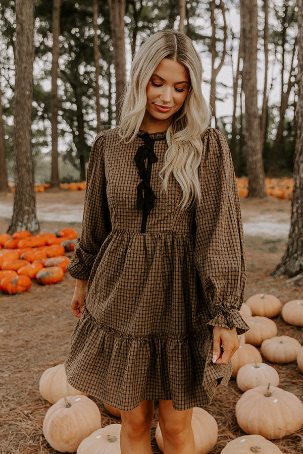 Hudson Hues Plaid Mini Dress Image 3