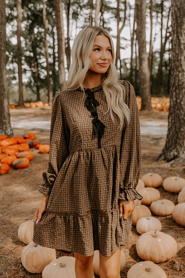 Hudson Hues Plaid Mini Dress Image 5