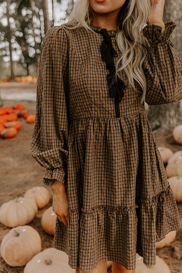 Hudson Hues Plaid Mini Dress Image 4