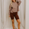 Morning Dew Vintage Wash Sweatshirt in Hazelnut Image 1