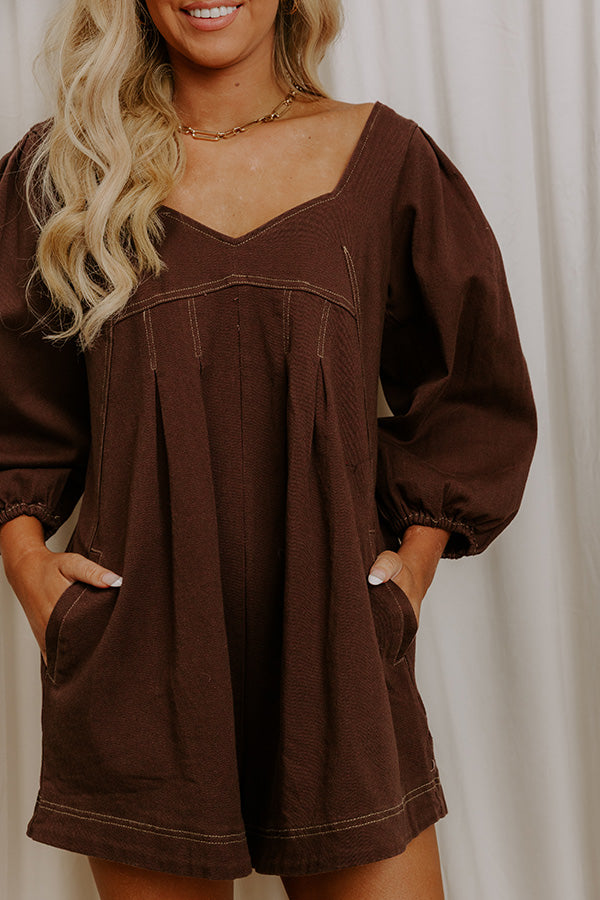 City Romance Denim Romper Image 2