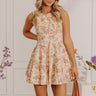 Heart Flutters Floral Denim Mini Dress Image - 1
