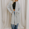 Endless Cuddles Knit Duster Cardigan in Grey Image 1