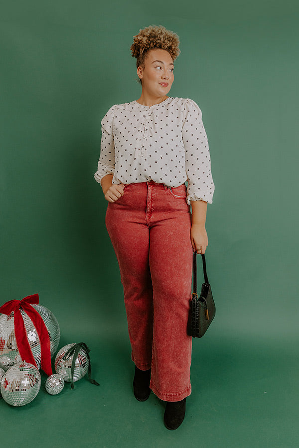 The Saige High Waist Vintage Wash Straight Leg Jean Curves Image 1