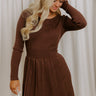 Cafe Date Knit Sweater Mini Dress Image 1