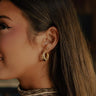 Bring The Sparkle Cubic Zirconia Hoop Earrings Image - 1