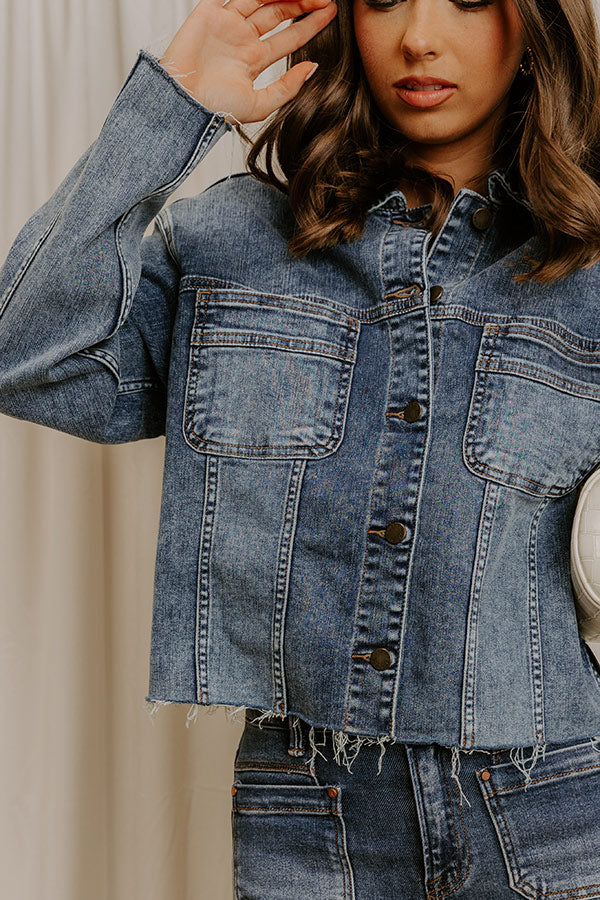 Just USA Hallie Denim Jacket Image 2