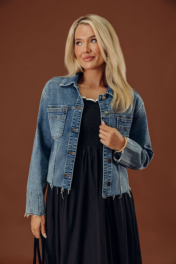 Just USA Hallie Denim Jacket Image - 1